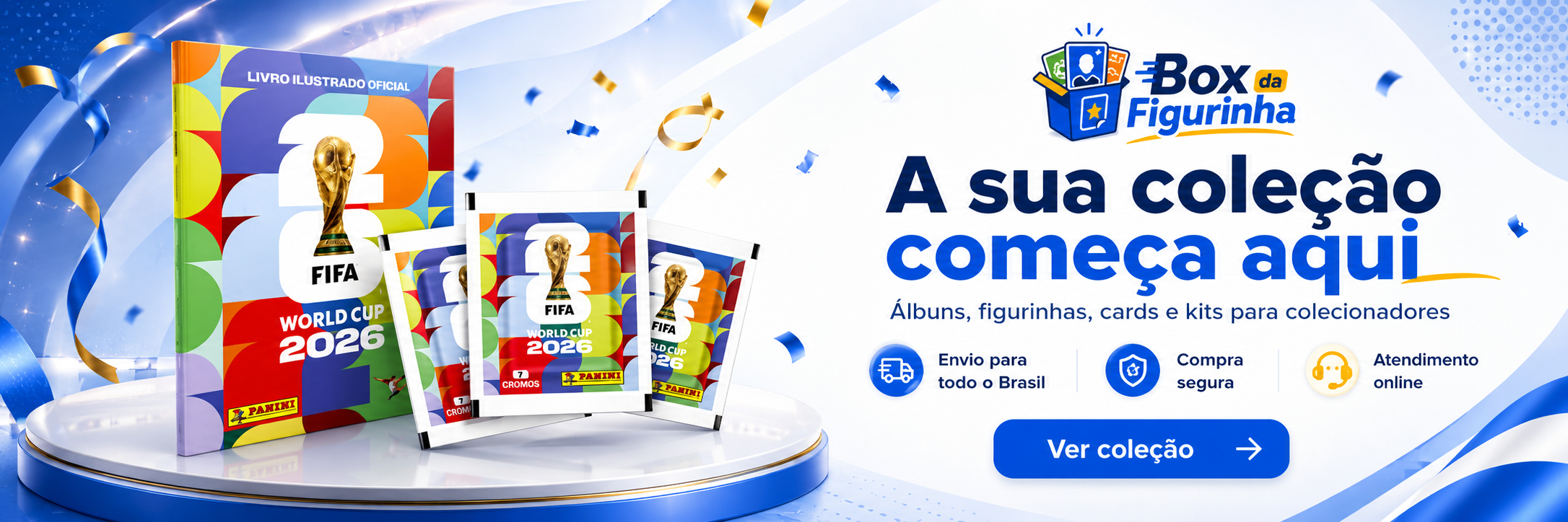 Box da Figurinha - álbuns, figurinhas, cards e colecionáveis esportivos